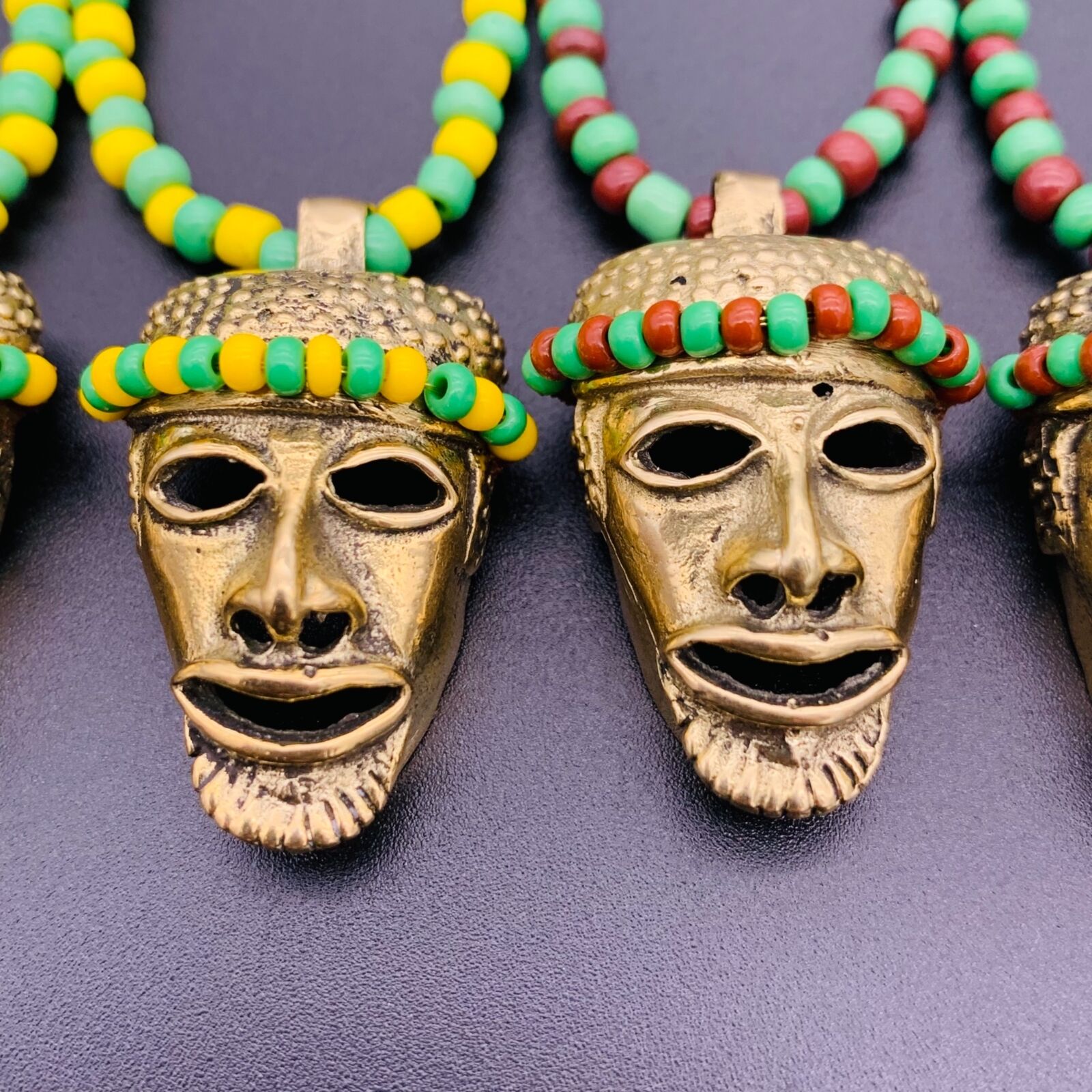 "Eleke de Orula Ifa Orunmila Eleda Mask - Máscara Orisha for Santeria, Oluo