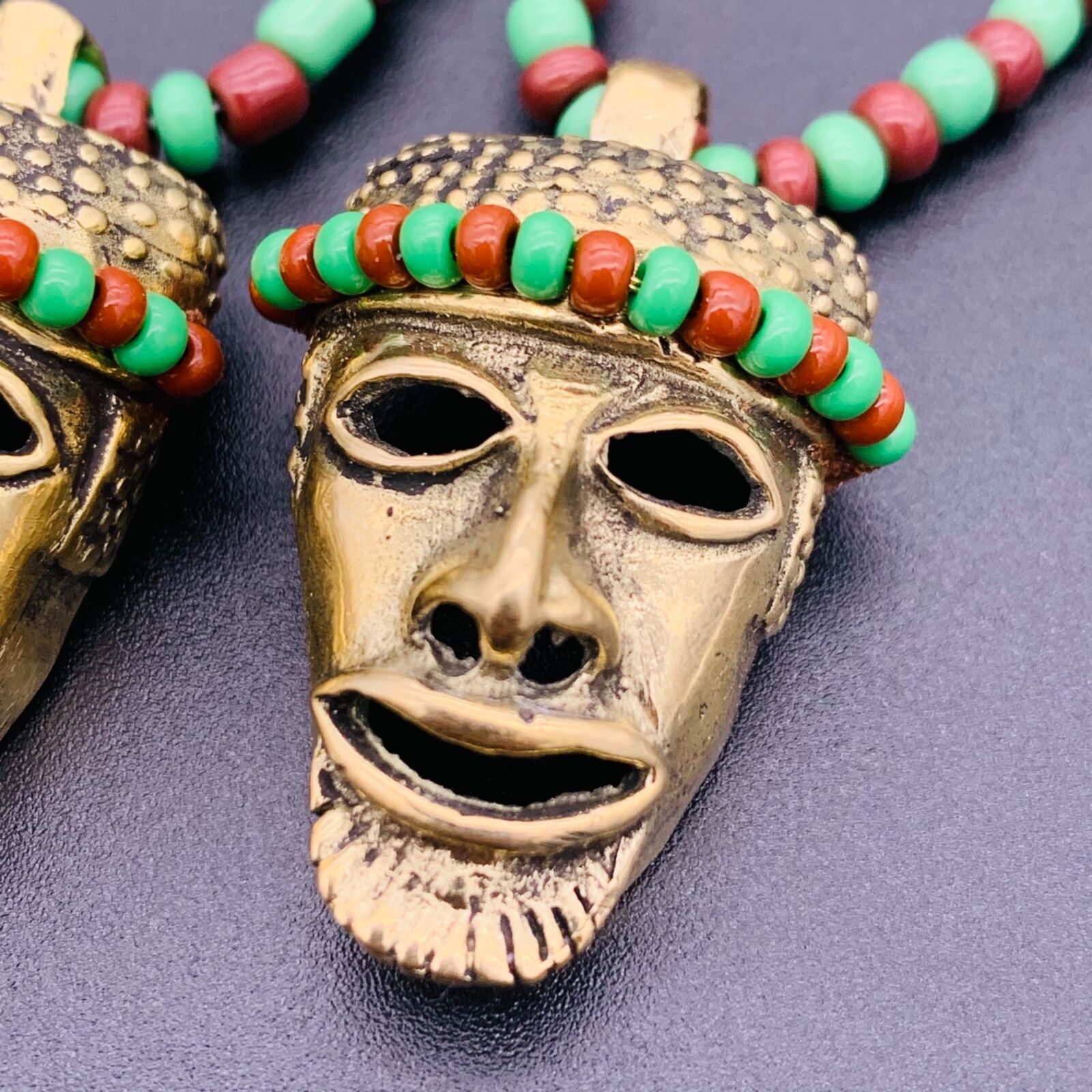 "Eleke de Orula Ifa Orunmila Eleda Mask - Máscara Orisha for Santeria, Oluo